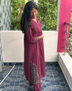 Anarkali Cotton Kurta Pant Set | RR0007B