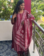 Modal Silk Salwar Set | JY0057