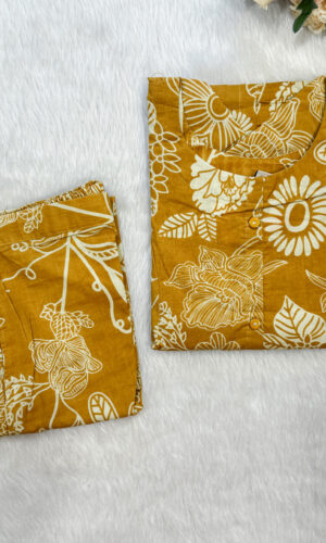 Cotton Kurta Pant Set
