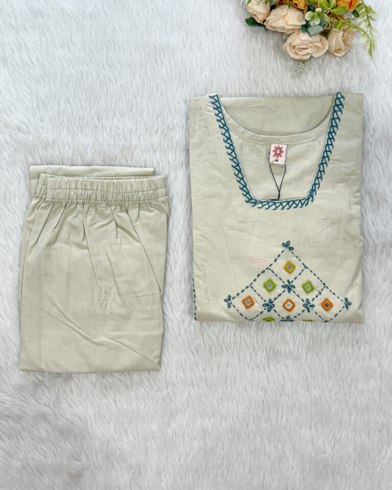 A-line Cotton Co-ord Set | SH0002A
