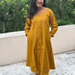 A-Line Cotton Kurta Pant Set | SH0001B