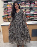 Skin Friendly Georgette Gown | NH0001P