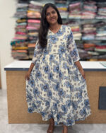 Skin Friendly Georgette Gown | NH0001N