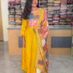 Beautiful Semi Gaji Silk Salwar Sets For Women's