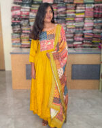 Beautiful Semi Gaji Silk Salwar Sets For Women's