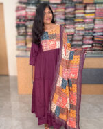 Beautiful Semi Gaji Silk Salwar Sets For Women's