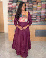 Beautiful Semi Gaji Silk Salwar Sets For Women's