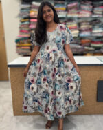 Attractive Muslin Gown | NH0008D