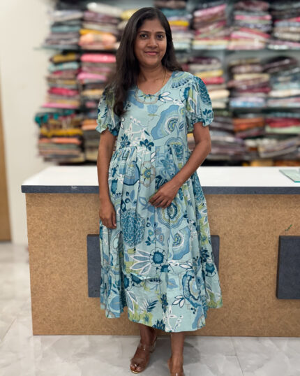 Comfortable Cotton Gown | NH0009A