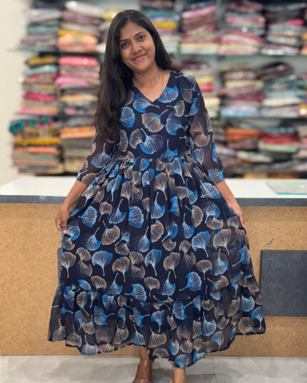 Skin Friendly Georgette Gown | NH0001O