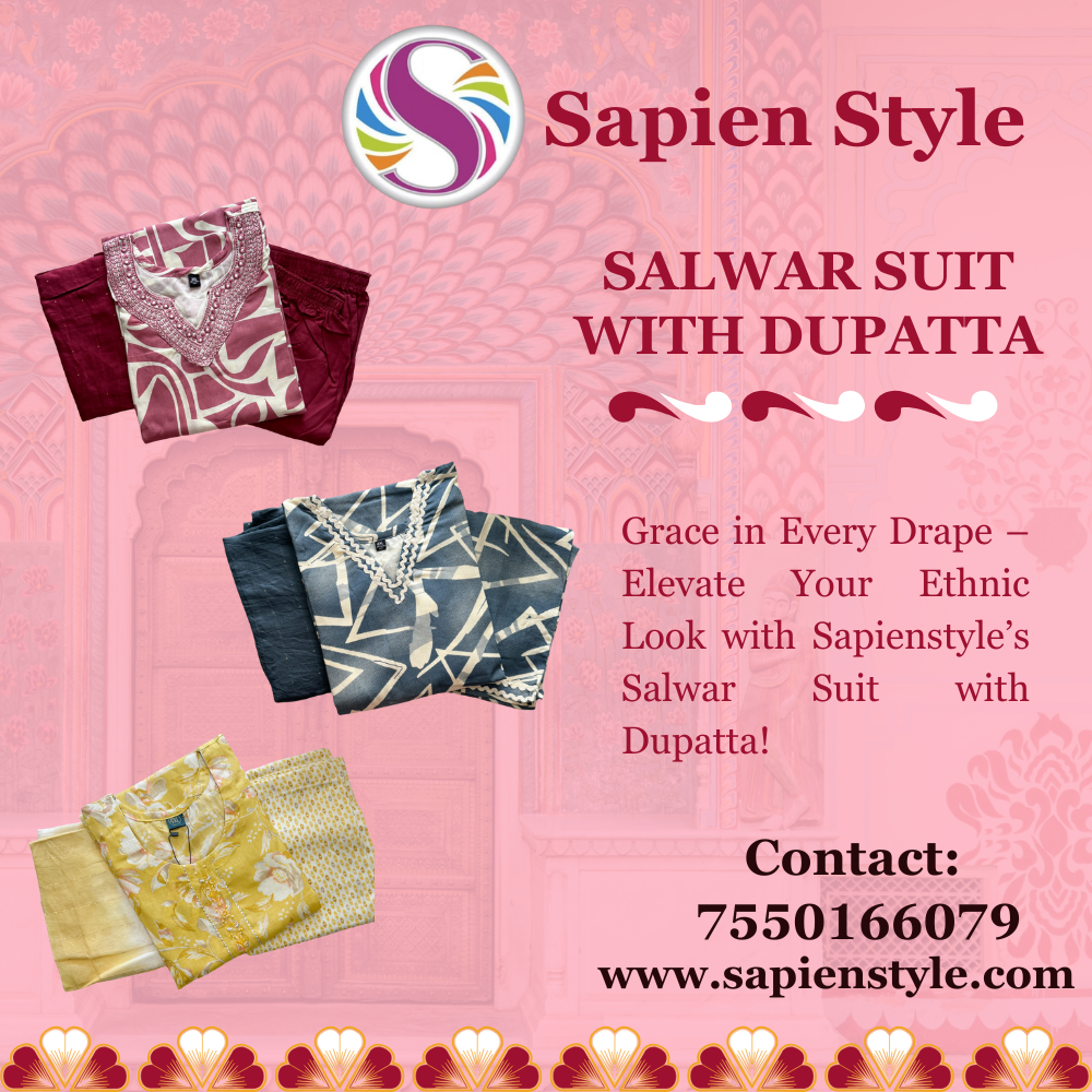 Salwar Suit with Dupatta by Sapienstyle