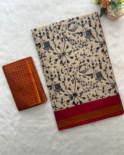 Budget Cotton Saree | SP0009A