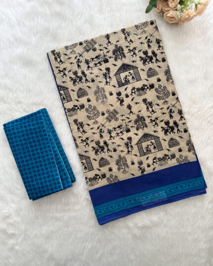 Budget Cotton Saree | SP0009C