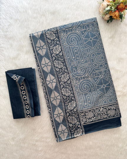 Budget Cotton Saree | BT0009I