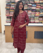 Rayon Kurta Pant Set for women