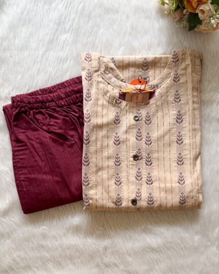 Cotton Kurta Pant Set | MB0009D