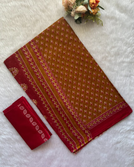 Budget Cotton Saree | BT0009D