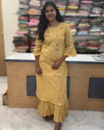 Pure Mal Cotton Long Dress/ Gown | VLSC804