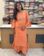 Pure Mal Cotton Long Dress/ Gown | VLSC805