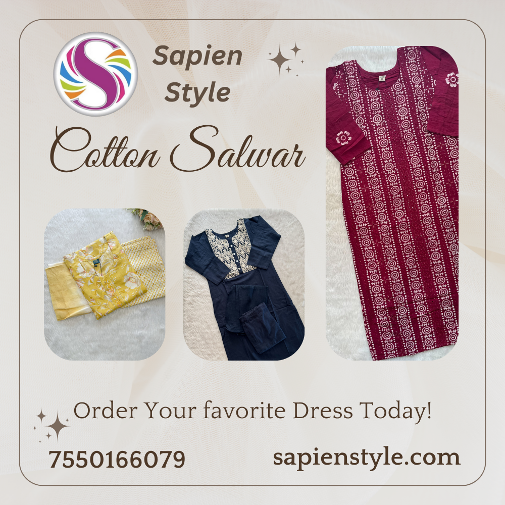 Cotton Salwar Suit by Sapien Style