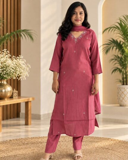 Muslin Salwar Suits for women