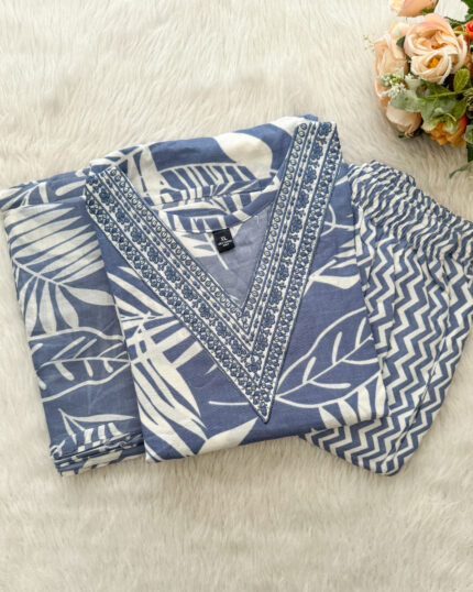 Women's Daily Wear Cotton Salwar Set