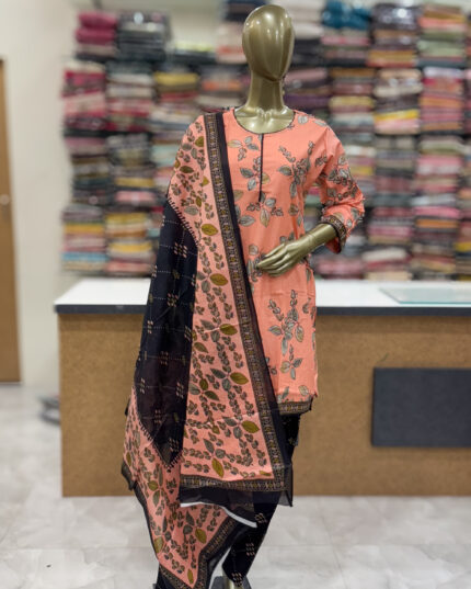 Soft Pure Cotton Salwar Set with Patiala Pant For Women's