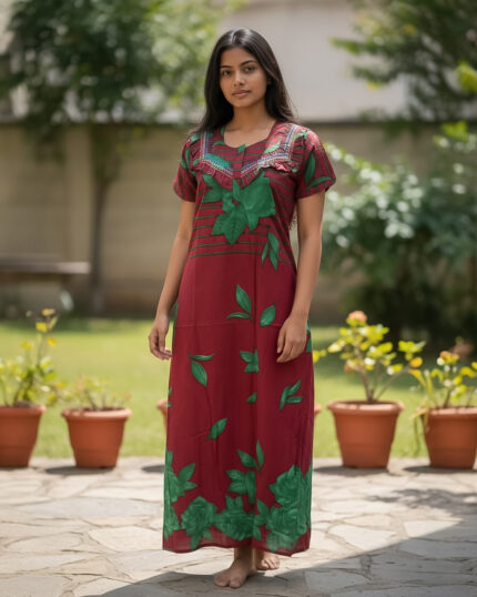 Budget Soft Cotton Nighty For Women's