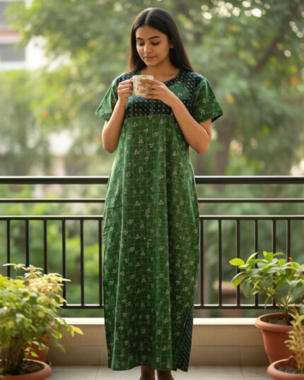 Budget Cotton nighty | KT0006C