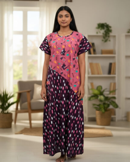 Budget Cotton nighty | KT0004F