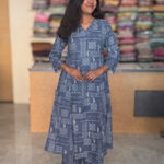 Attractive A-line Khadi Cotton Co-ord Suits For Women's