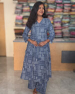 Attractive A-line Khadi Cotton Co-ord Suits For Women's