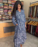 Attractive A-line Khadi Cotton Co-ord Suits For Women's