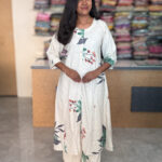 Attractive A-line Khadi Cotton Co-ord Suits For Women's