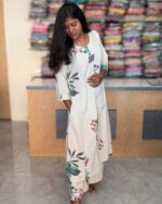 Attractive A-line Khadi Cotton Co-ord Suits For Women's