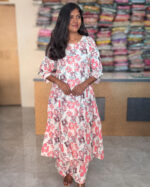 Attractive A-line Khadi Cotton Co-ord Suits For Women's