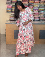 Attractive A-line Khadi Cotton Co-ord Suits For Women's