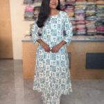 Attractive A-line Khadi Cotton Co-ord Suits For Women's