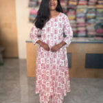 Attractive A-line Khadi Cotton Co-ord Suits For Women's