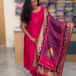 The bridal Attractive Gaji Silk Salwar Suits For Women's