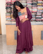 Beautiful Semi Gaji Silk Salwar Sets For Women's