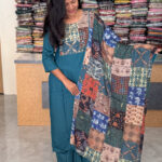 Attractive Semi Gaji Silk Salwar Sets For Women's