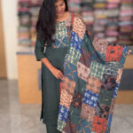 Attractive Semi Gaji Silk Salwar Suits For Women's