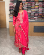 Attractive Ethnic Wear Banarasi Silk Salwar Suits For Women's