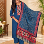 Attractive Semi Gaji Silk Salwar Set | RVC0001E