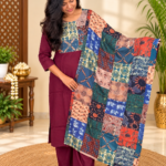 Attractive Semi Gaji Silk Salwar Set | RVC0001A