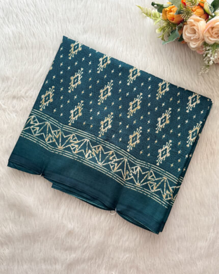 Attractive Printed Crepe Silk Sarees With Price