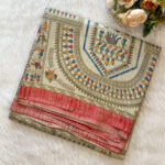 Attractive Printed Crepe Silk Sarees For Women's