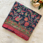 Attractive Printed Crepe Silk Sarees For Women's