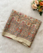 Attractive Printed Crepe Silk Sarees For Women's